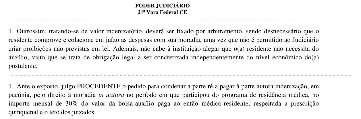Trecho da decisão: Justiça Federal em Fortaleza (CE), dezembro de 2025