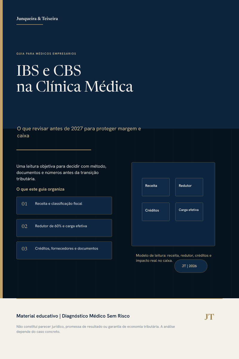 Capa do ebook IBS e CBS na Clínica Médica